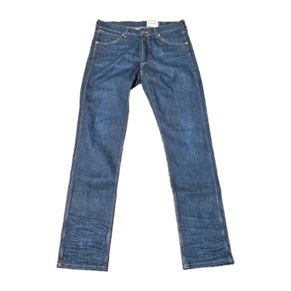 Wrangler 1947 Greensboro Straight Leg Jeans Men's Size 32x34 Dark Wash - Picture 2 of 7